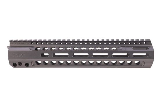 Hodge Pinch Lock 11.5" AR-15 Handguard in Titanium Grey has M-LOK slots on three sides